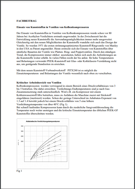 Salzgeber AG Winterthur | Ricambio valvola compressore
